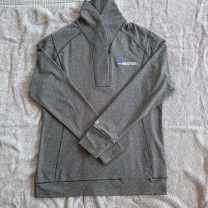 Cutter & Buck CB DryTec NCAA Basketball Pullover Gray 1/4 Zip Mens XL Stretch